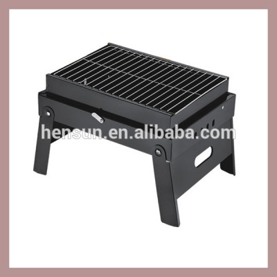 Outdoor camping portable charcoal grill barbecue rack