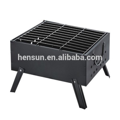 Mini portable BBQ charcoal grill square shape pinic bbq grill