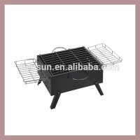 Hot sale foldable portable BBQ Barbecue Grill , Charcoal BBQ Grills Functional Camping Barbecue Grill with rack